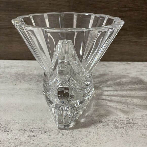 Vintage 90s Rosenthal Studio Line Blossom Lead Crystal Candleholder Germany 3" H - Picture 4 of 9